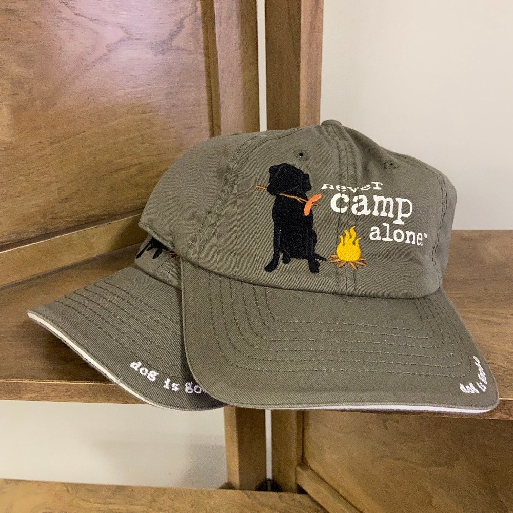 New Unisex Hat, Dog is Good, Never Camp Alone